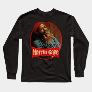 Marvin Gaye Smoking Vintage Style Long Sleeve T-Shirt